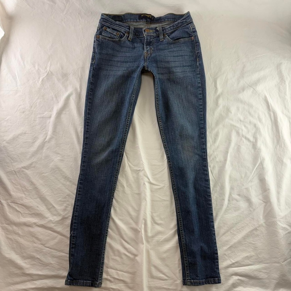 Levi's Too Super Low 524 Skinny Jeans Womens 5 Y2k Indie Sleaze McBling 00s